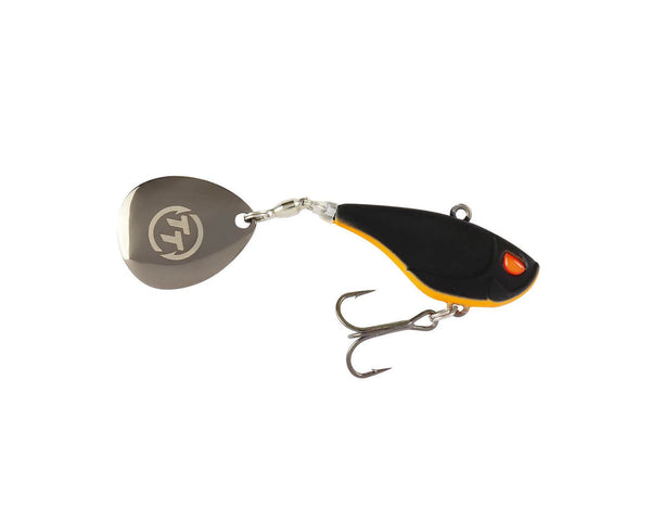 TT Lures Flashpoint+ 33mm Tail Spinner Vibe Lure - - NIGHTMARE