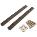 Black PVC Coated Metal Low Profile Wire Bicycle Rear Basket 38x30x17cm