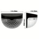 Illuminate Your Holidays: 4-Pack Solar Fence Lights for Festive Deck Decoration