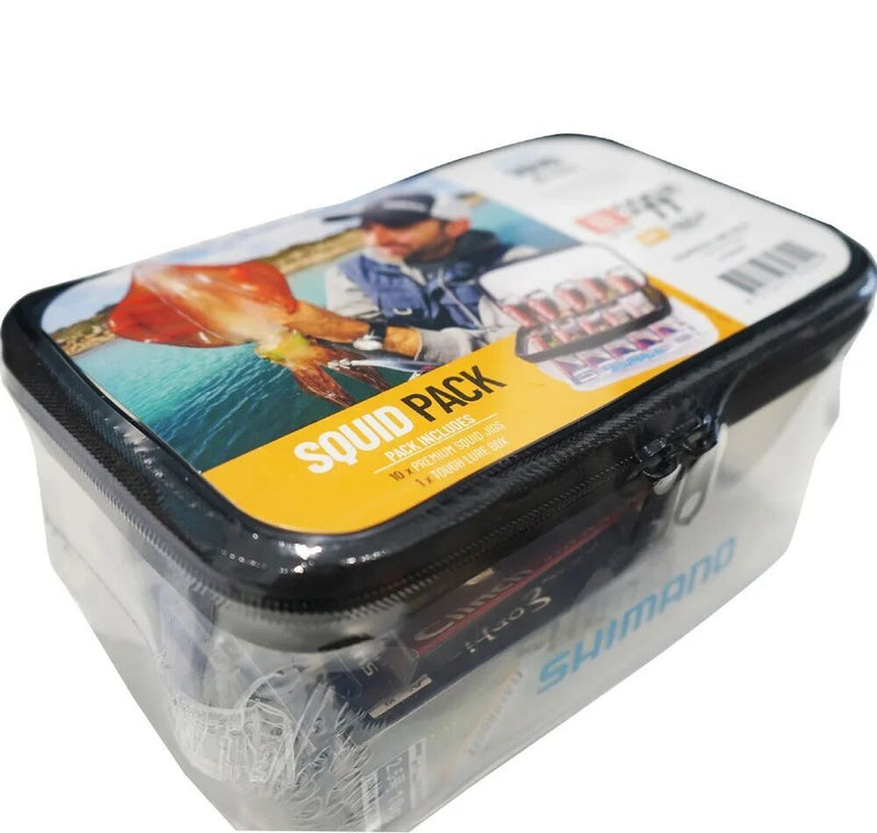 Shimano Clinch Squid Jig Pack - 10 Piece Egi Lure Gift Pack