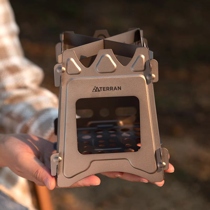 TERRAN Titanium Flatpack Twig Stove