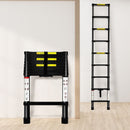 Traderight Multipurpose Ladder Telescopic Aluminium Extension Single-side 2.6m