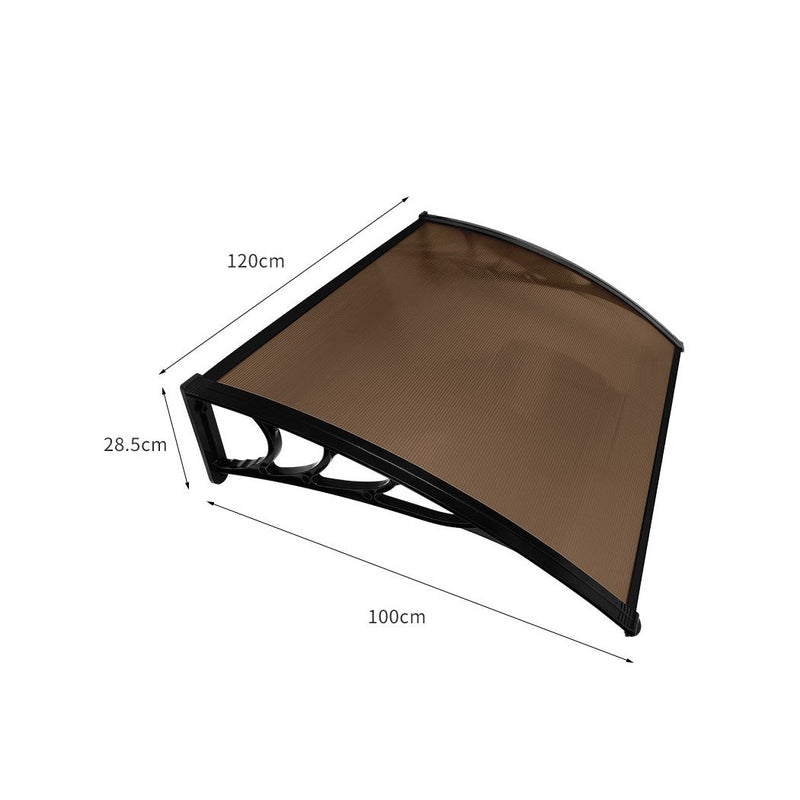 Mountview Window Door Awning Canopy Outdoor Patio Sun Shield Rain Cover 1 X 1.2m