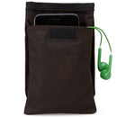 Didgeridoonas Australian Oilskin Water Repellant Phone Pouch with Belt Loop