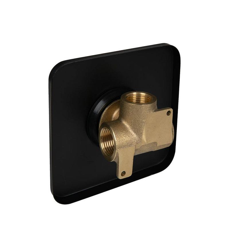 Dutxa Shower Mixer Taps Hot Cold Shower Valve Kits Bath Tub Faucet Brass Black