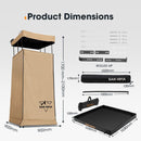 San Hima Camping Shower Tent Awning Fold-Out Brown & Camping Shower Tent Base