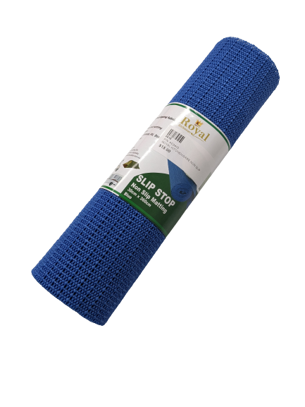Royal Kitchenware Slip Stop Non Slip Matting 30cm x 360cm Blue