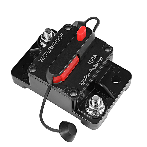 100A DC Circuit Breaker Fuse Reset 12-24V
