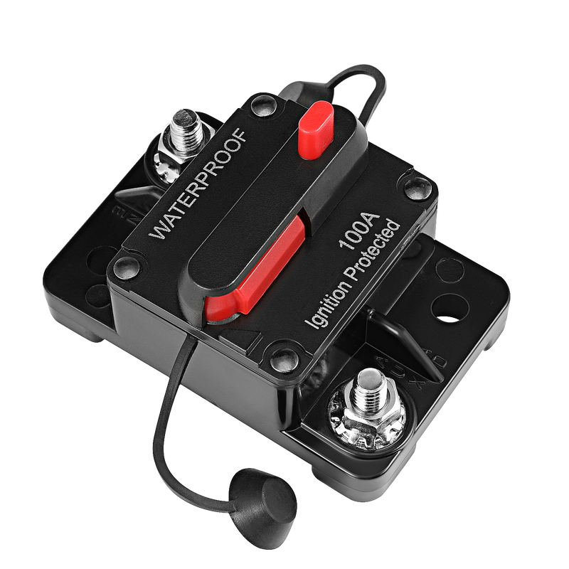 100A DC Circuit Breaker Fuse Reset 12-24V