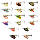 Size 2 TT Lures Spintrix Inline Spinner Lure Rigged with Mustad Treble Hook