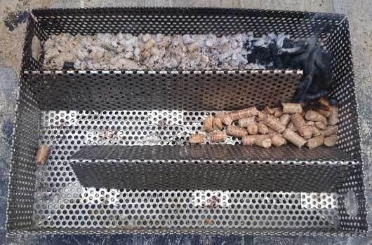 Flaming Coals Stainless Steel EZ-Cold Smoker Tray for Pellet Smoking