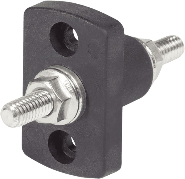 Blue Sea Terminal Feed Through Connector - 5/16 Studs Black