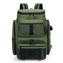 Fishing Backpack with Rod Holder & Tackle Box