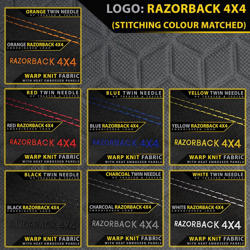 Isuzu D-MAX RG Premium Neoprene Rear Row Seat Covers
