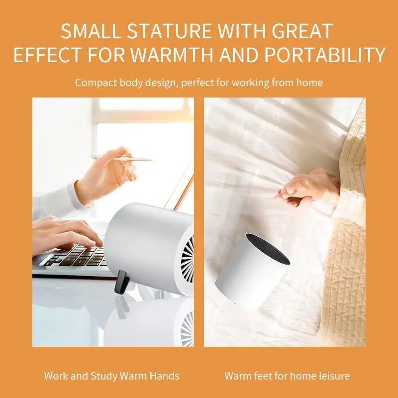 Mini Desktop Heater Quick Warm Creative Design