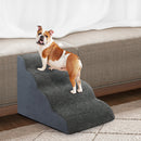 Pawz 4 Steps Pet Stairs Dog Ramp High Density Foam Non-Slip Ladder for Bed Sofa