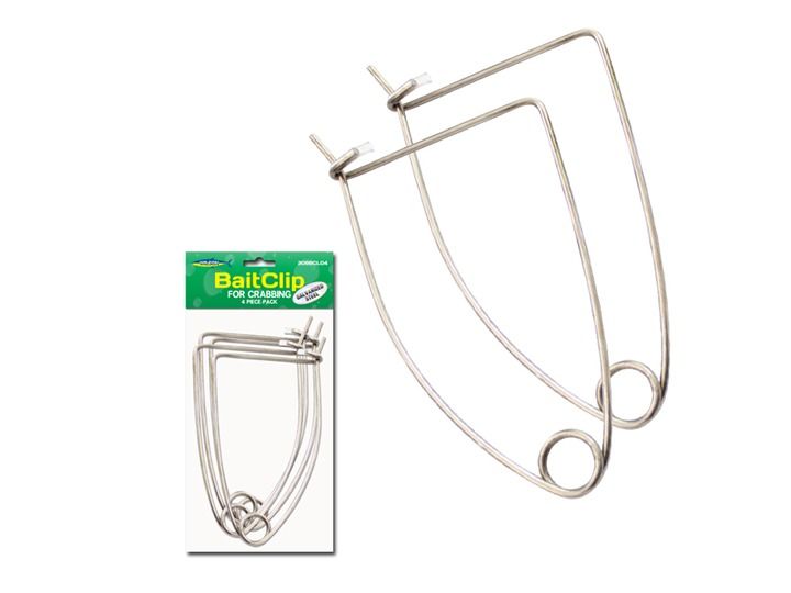 4 x Wilson Galvanised Steel Quick Release Bait Clips