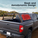 San Hima Universal Ute Tub Rack Steel 3mm + Pair Recovery Tracks Board Red