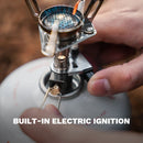 Ultralight Portable Backpacking Gas Stove 7165 BTU Camp Burner Silver