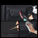 2Pcs Car Seat Back Storage Bag Multi-Pocket Backseat Organizer Black