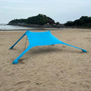 Portable Beach Tent Sun Shelter Windproof Camping Canopy Blue