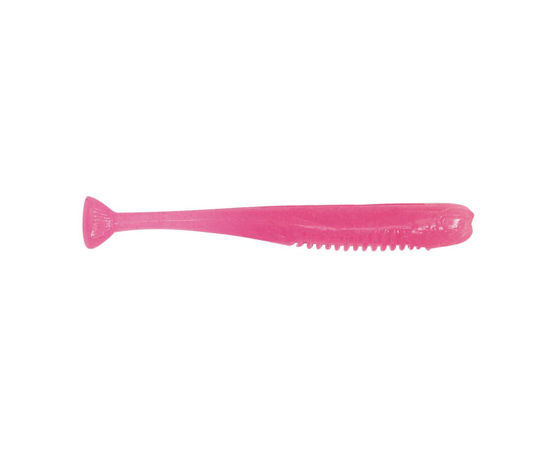 6 Pack of 2.75 Inch Zman Drop Kickerz Soft Plastic Lures - PINK GLOW
