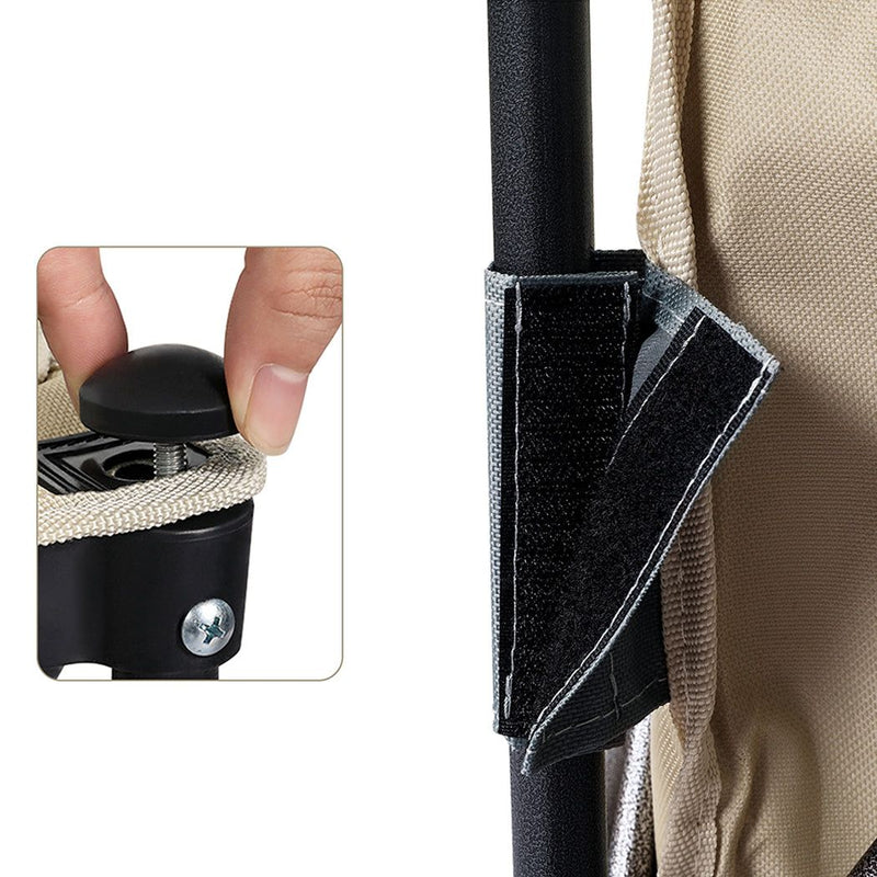 Lambu Folding Trolley Wagon Cart Outdoor Camping Shopping Beach Cart Khaki