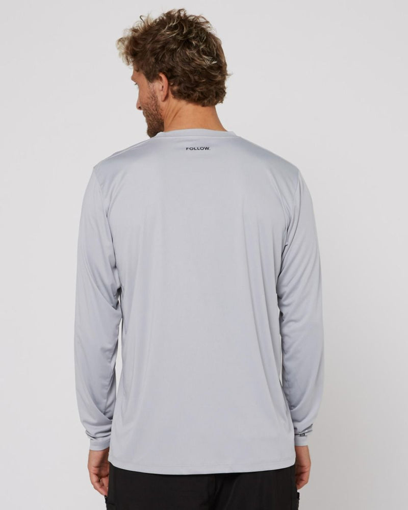 Follow Water Tee Grey