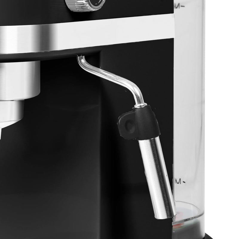 Spector Coffee Machine Electric Espresso Maker Grinder 20 Bar Milk Frother Black