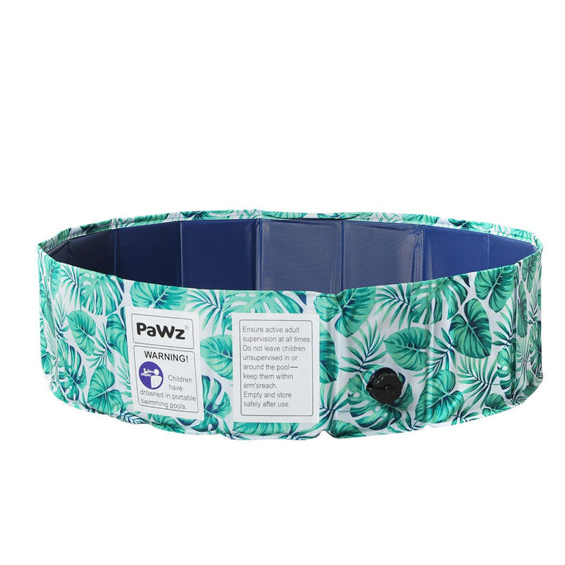 Pawz 100cm Pet Dog Swimming Pool Cat Portable Bath Tub Shower Washing Folding