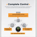 San Hima Shower Awning Tent Instant Fold-Out Ensuite & 8L Gas Hot Water Heater