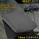 Razorback 4x4 XP7 Heavy Duty Canvas Console Lid Cover suitable for a Toyota HiLux 8th Gen SR5, Rugged X & Rogue (In Stock)