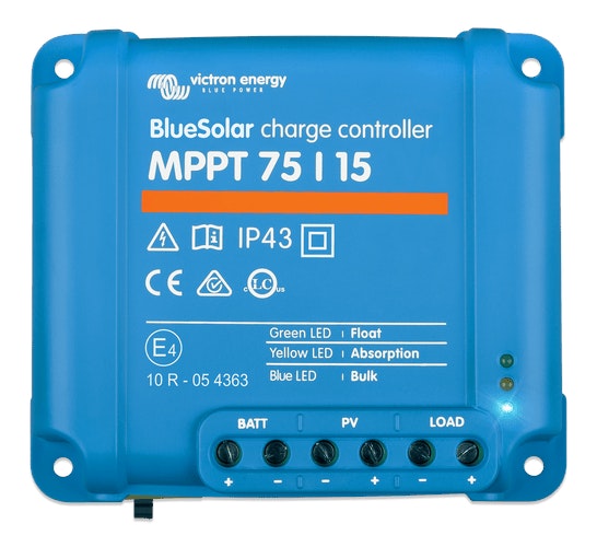 Victron 12/24V 15A BlueSolar MPPT 75/15 Non-Bluetooth Solar Charge Controller