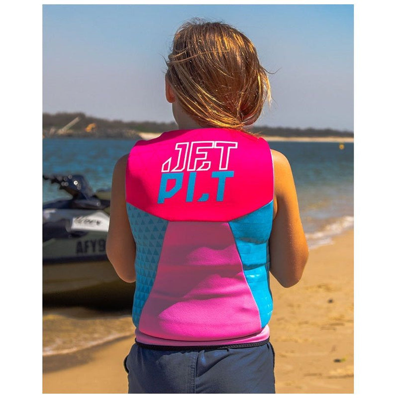 Jetpilot Cause Kid's Neoprene L50S Life Jacket Vest Pink Sizes 3-14