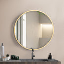 Yezi Wall Mirror Bathroom Makeup Mirrors Large Round Vanity Decor Frame 70cm