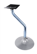 Breha Wineglass Table Leg - Bent Tube