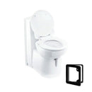 Thetford C263S Cassette Toilet With Swivel Plastic Bowl Black door