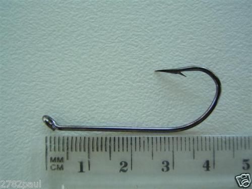 Size 2/0 Mustad 4202bln M.T Point Gang Hooks Chem Sharp Qty 40 Fishing Hooks