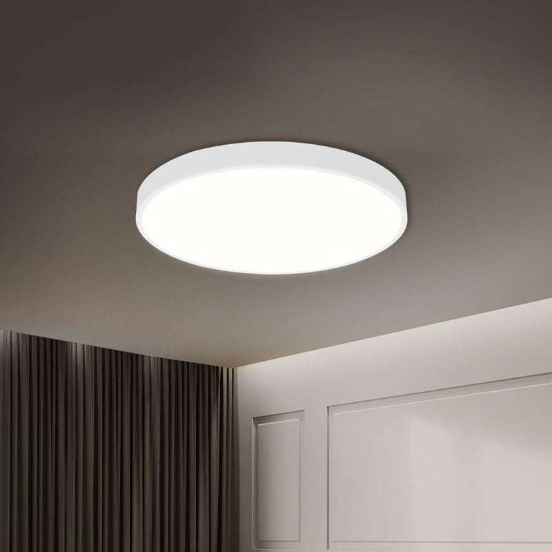 Emitto Ultra-Thin 5cm LED Ceiling Down Light Surface Mount Living Room White 30W