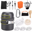 Cooking Hiking Set 14PCS with Stove