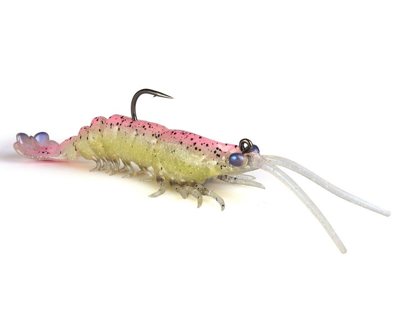 2 Pack of Zman 3.5 Inch PrawnZ Elite Pre-Rigged Soft Bait Lures