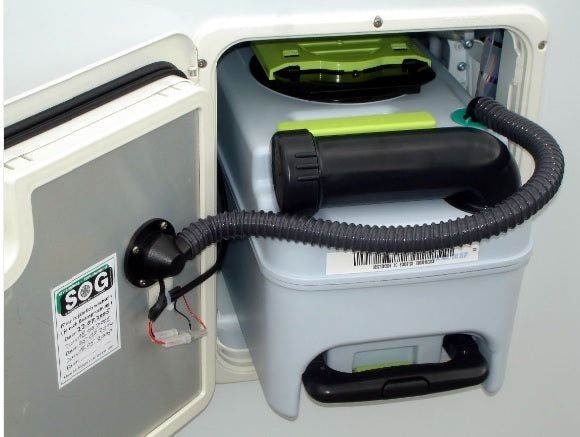 SOG 3000A Toilet Ventilation Kit – Compatible with Dometic CTS3000/CTS4000 (White)