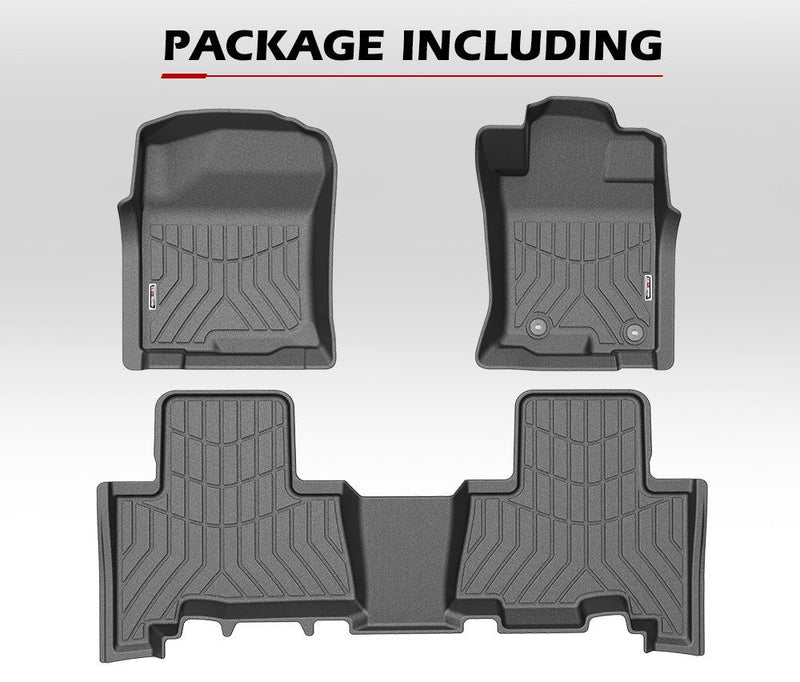 KIWI MASTER 3D TPE Car Floor Mats Liner fit Toyota Landcruiser Prado 150 MY 2013-Current