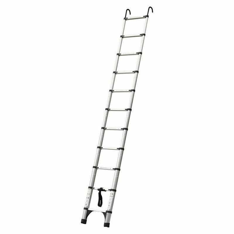 3.8m Portable telescopic ladder with Hooks and carry bag