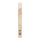 Ocean & Earth Shortboard Timber Indoor Single Surfboard Wall Rack