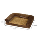Pawz Pet Bed Sofa Dog Bedding Soft Warm Mattress Cushion Pillow Mat Plush L