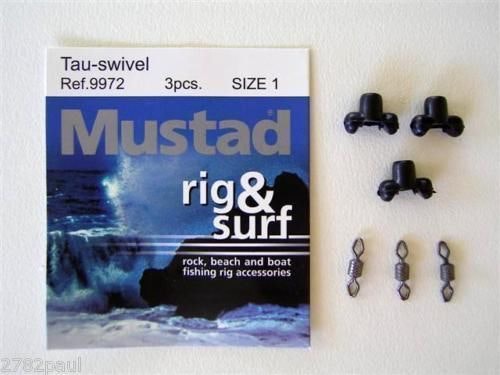Mustad Rig and Surf Tau-Swivels 3 Pce Size 1