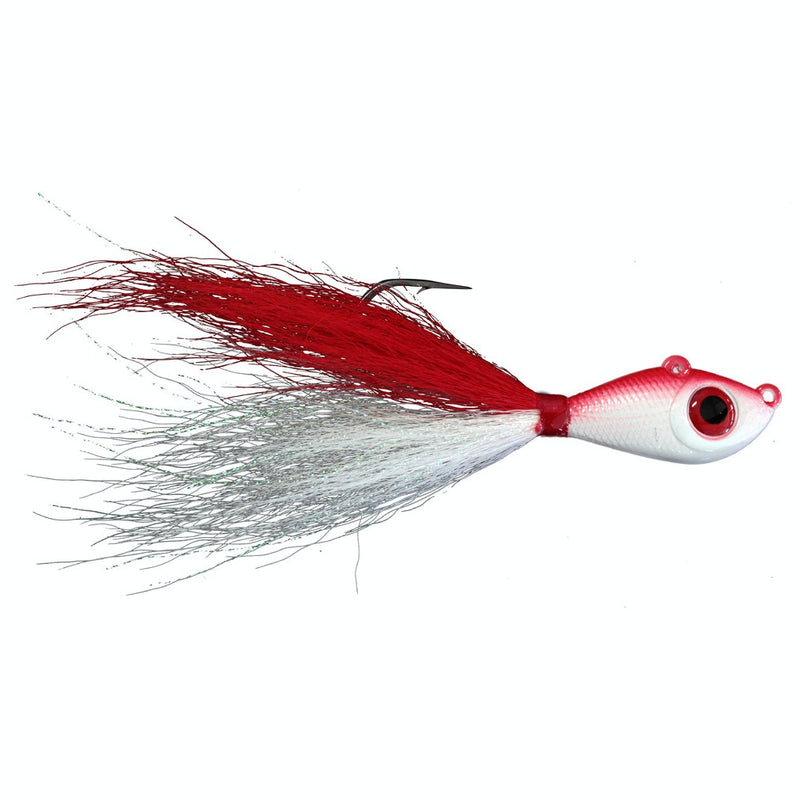 Mustad 6oz Big Eye Bucktail Jig with Chemically Sharpened 9/0 Hook