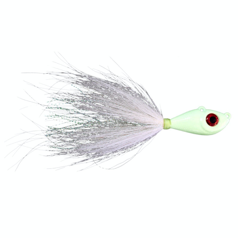 Mustad 3/4oz Big Eye Bucktail Jig with Chemically Sharpened 5/0 Hook