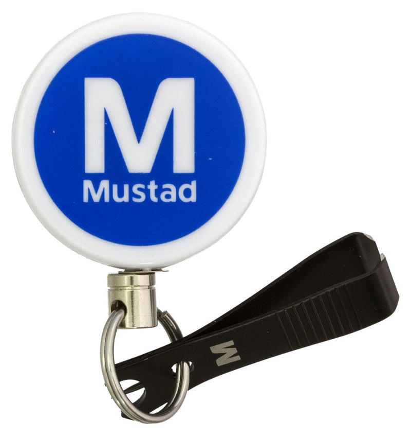 Mustad Retractor Kit - Retractable Tether with Clip and Fishing Line Clippers